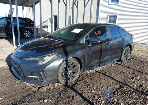 2022 Toyota Corolla Se Nightshade Edition from USA, damaged, VIN 5YFS4MCEXNP136919